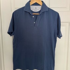 Brunello Cucinelli Navy Polo Shirt